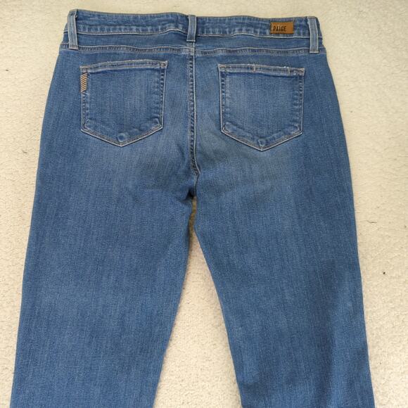Paige Jimmy Jimmy Skinny Jeans Women's Size 28 Distressed Stretch - Picture 5 of 8